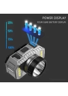 PeakStar PS-010 800 Lümen Zoomlu Şarj Göstergeli Cob LED Usbli Şarjlı Kafa Lambası