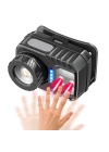 PeakStar PS-571 Sensör XPG COB LED USB Şarj Edilebilir Lityum Pilli Zoomlu Kafa Lambası