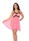 Pembe Tül Gecelik - 662