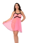 Pembe Tül Gecelik - 662