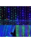 Perde Led  240 Ledli 8 Fonksiyonlu Dekor Lambası Rgb