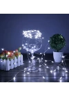Peri Led Işık 10  Metre Beyaz Dekor Lambası 100 Ledli