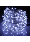 Peri Led Işık 10  Metre Beyaz Dekor Lambası 100 Ledli