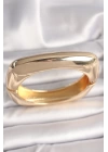 Pirinç Gold Renk Kare Model Kadın Kelpeçe - TJ-BB6860