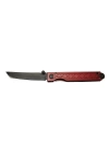 Pocket Samurai 7425 Rd Kırmızı Kamp / Outdoor Çakı 18cm - Manuel, Kemerlikli, Kutulu