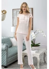Pudra Penye Pijama Takımı - 1417