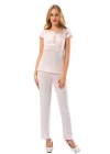 Pudra Penye Pijama Takımı - 1607