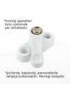 Pvc Kapı Pencere Emniyet Kilidi - Çelik - 6 Adet