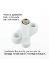Pvc Kapı Pencere Emniyet Kilidi -  Pimapen Kilidi - Çelik - 6 Adet