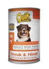 Quik Tavuk ve Hindili Yetişkin Konserve Köpek Maması 415 Gr