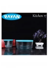 Rayan Kitchen Plastik Kapaklı 17 Cm Saklama Kabı Cam