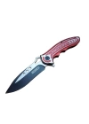 Rd T60a Kamp Çakı 20 Cm - Kırmızı Sap, Otomatik, Kemerlikli