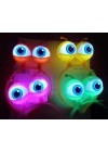 Rengarenk 3 Farklı Fonksiyonda Yanan Led Işıklı Uzaylı Göz Taç 1 Adet 18x12 Cm