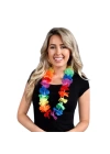 Hawaii Çiçekli Boyun Kolyesi - Renkli Tropikal Parti Leisi