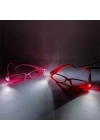 Renkli Led Işikli Kitap Okuma Gözlüğü