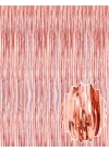 Rose Gold Püsküllü Kapı Perdesi - Parti, Bekarlığa Veda, Doğum Günü 1x2 M