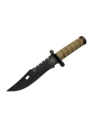 Salgur S 4759 Türk Tipi Komando Bıçağı 28,5cm - Testere Detaylı Bıçak, İpli, Kılıflı