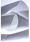 Saten Kurdele 6 cm Beyaz 5 Metre