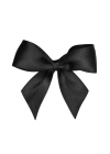 Saten Kurdele 6 cm Siyah 2 Metre