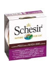 Schesir Tavuk ve Sığır Etli Naturel Konserve Kedi Maması 85 Gr