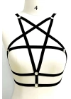 Seksi Göğüs Kafesli Harness