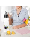 Sevimli Panda Tasarımlı Cam Suluk  Sızdırmaz 1000 Ml