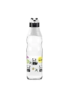 Sevimli Panda Tasarımlı Cam Suluk  Sızdırmaz 1000 Ml