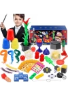 Sihirbazlık Seti - İllüzyon Oyunları Full Set -kupa-çoğalan Zar-baston-tombala-çiçek-5 Parça