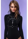 Şık Deri Fantazi Harness Büstiyer 1180