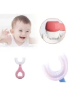 Silikon Çocuk Diş Fırçası Tartar Temizleyici (2-12 Yaş) - Pembe