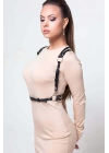 Sırt Bölgesi Şık Deri Harness - Brf194
