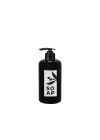 Sıvı Sabunluk Yuvarlak Plastik Pompalı 500 Ml - Siyah