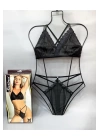 Siyah Bralet Sütyen Takım - B863
