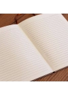 Siyah Çizgili Deri Defter