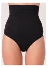 Siyah Kadın Dikişsiz Slip Korse - 780