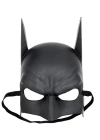 Siyah Renk Çocuk Boy Arkadan Lastikli Batman Maskesi A Kalite  20x14 Cm