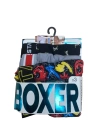 Star 105 Desenli Jakar Erkek  3lü Kemer Boxer