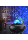 Starry Projektör Bluetooth Hoparlör+sese Duyarlı Disko Topu+ Usb Mp3 Çalar+parti, Gece Lambası