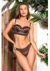 Straplez Bralet Sütyen, String Takım Siyah (brf31892)