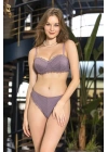 Straplez Sütyen, Slip Külot Takım Mor (brf31291)