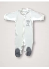 Süper Prens Nakışlı %100 Cotton Antibakteriyel 10lu Zıbın Takımı Hastane Çıkışı