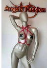 T-shirt Üzeri Deri Aksesuar, Gömlek Üzeri Şık Deri Harness - Brf52