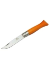 T0196 Bahçe Çakı 16 Cm - Ahşap Turuncu Sap, Bilezikli, Kılıflı