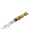 T0221 Bahçe Çakı 16 Cm - Ahşap Sap, Bilezikli, Kılıflı