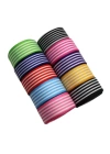 Tafta Çizgi Desen Kurdele 25 mm Mavi 1 Metre