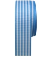 Tafta Çizgi Desen Kurdele 25 mm Mavi 5 Metre