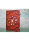 Taşlı Deri Defter Model 14