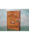 Taşlı Deri Defter Model 4