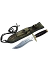 T.c. Standart Komando Bıçağı 30 Cm - Tırtıklı, Kamuflaj Kılıflı