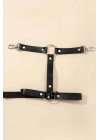 Tek Bacak Deri Jartiyer Harness - Brf962
